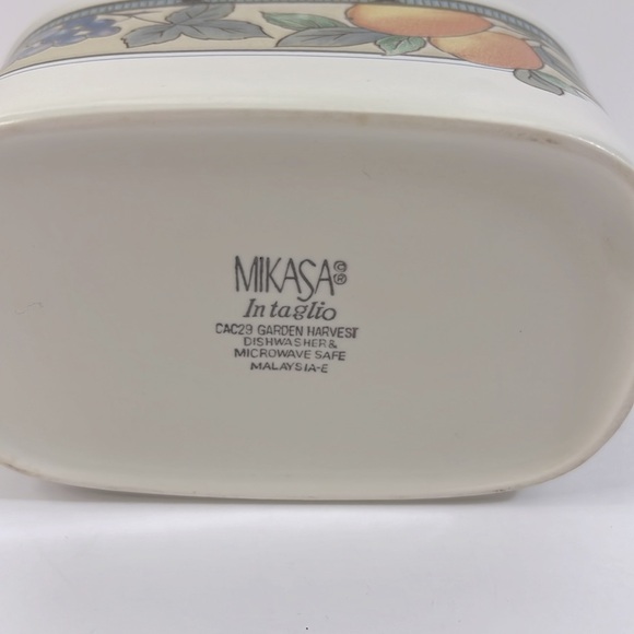 Mikasa Gravy Sauce Pitcher Intaglio Garden Harvest Pattern - Picture 4 of 6